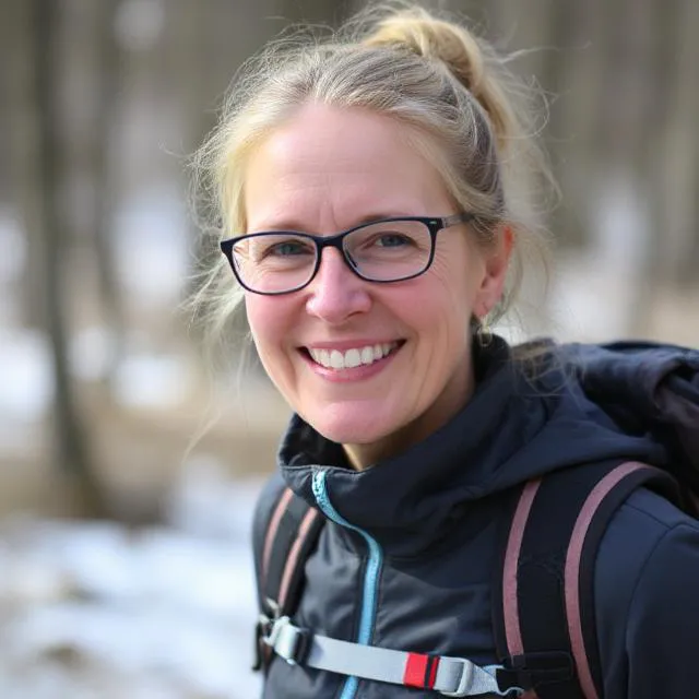 Nordic walking instruktør Merle Strømholm